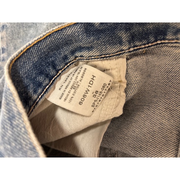 Wrangler Men's Classic Blue Denim Shorts Size 38 Straight Leg Casual #586 - Picture 3 of 7